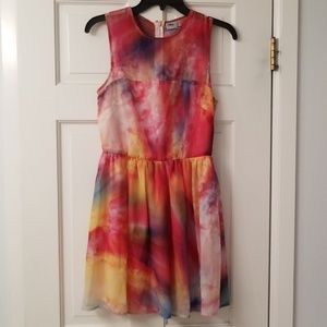 ASOS Multi Colored Rainbow Dress